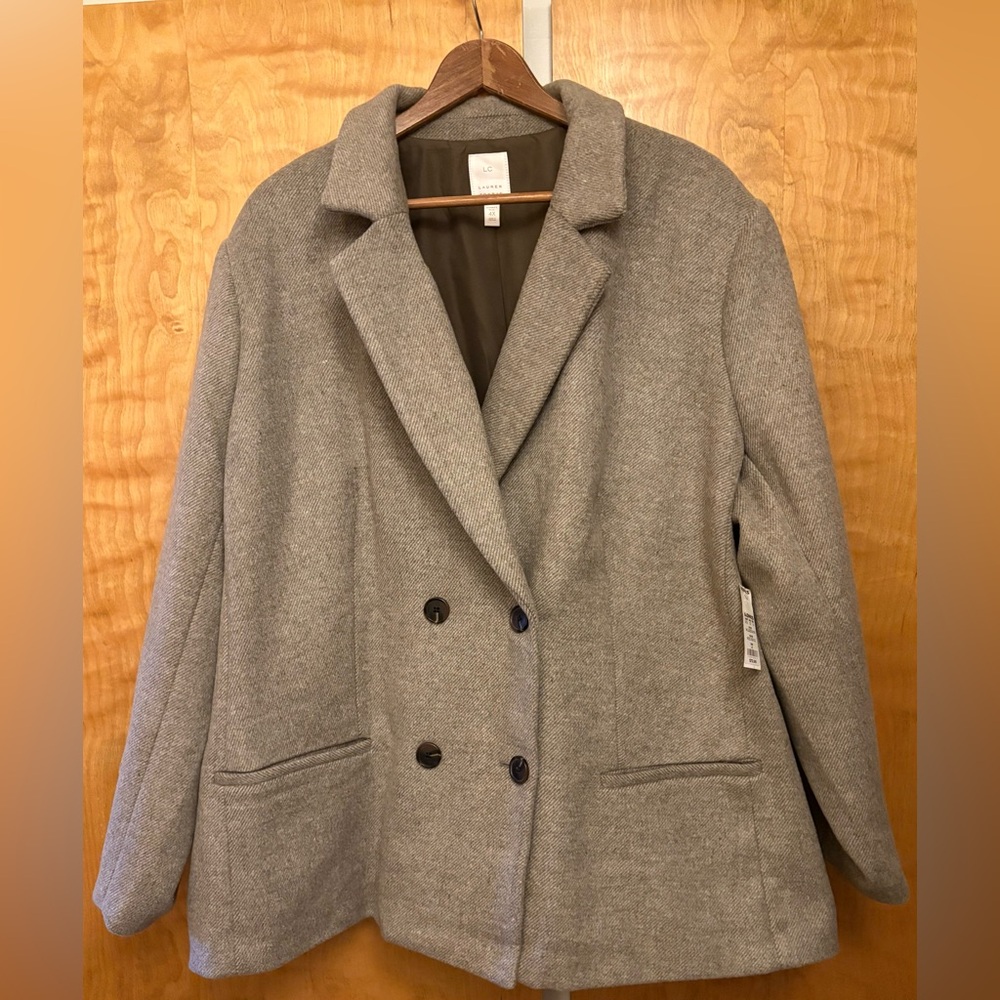 Stone Grey Peacoat